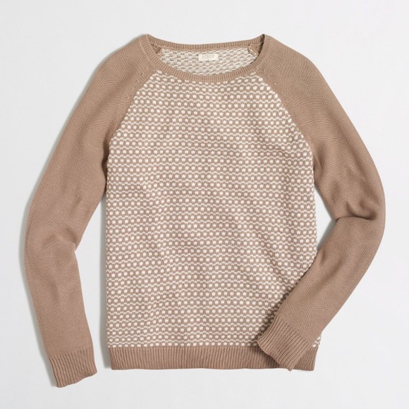 J. Crew Sweaters - J. Crew Birds Eye Baseball stitch sweater
